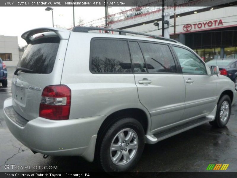Millenium Silver Metallic / Ash Gray 2007 Toyota Highlander V6 4WD