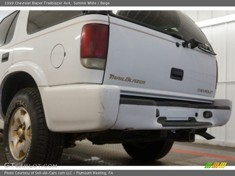 Summit White / Beige 1999 Chevrolet Blazer Trailblazer 4x4