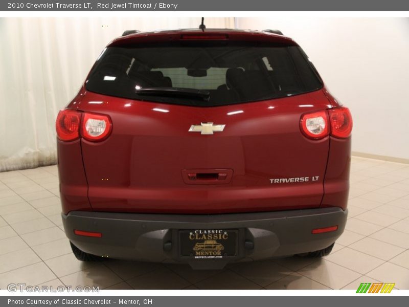 Red Jewel Tintcoat / Ebony 2010 Chevrolet Traverse LT