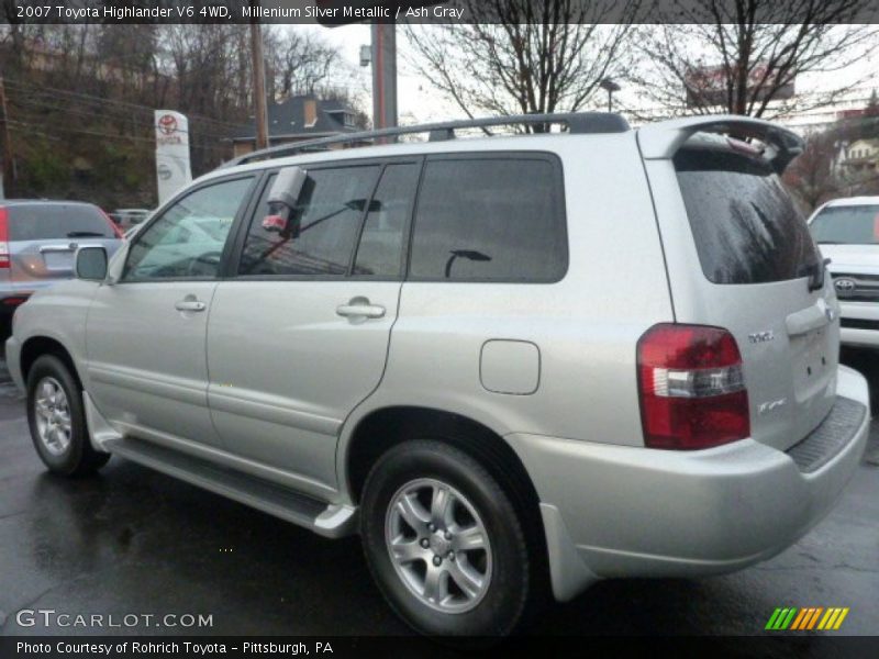 Millenium Silver Metallic / Ash Gray 2007 Toyota Highlander V6 4WD