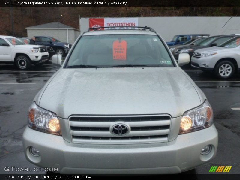 Millenium Silver Metallic / Ash Gray 2007 Toyota Highlander V6 4WD
