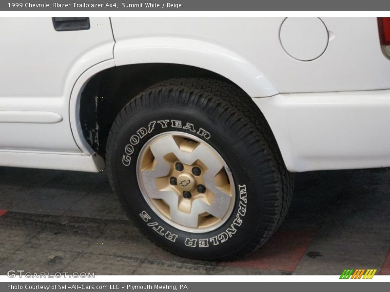 Summit White / Beige 1999 Chevrolet Blazer Trailblazer 4x4