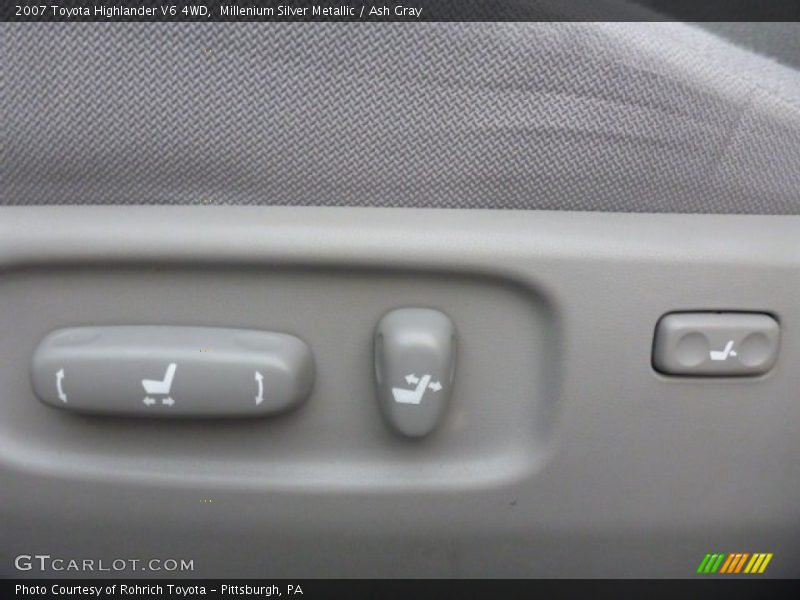 Millenium Silver Metallic / Ash Gray 2007 Toyota Highlander V6 4WD