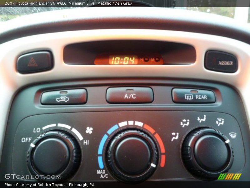 Millenium Silver Metallic / Ash Gray 2007 Toyota Highlander V6 4WD