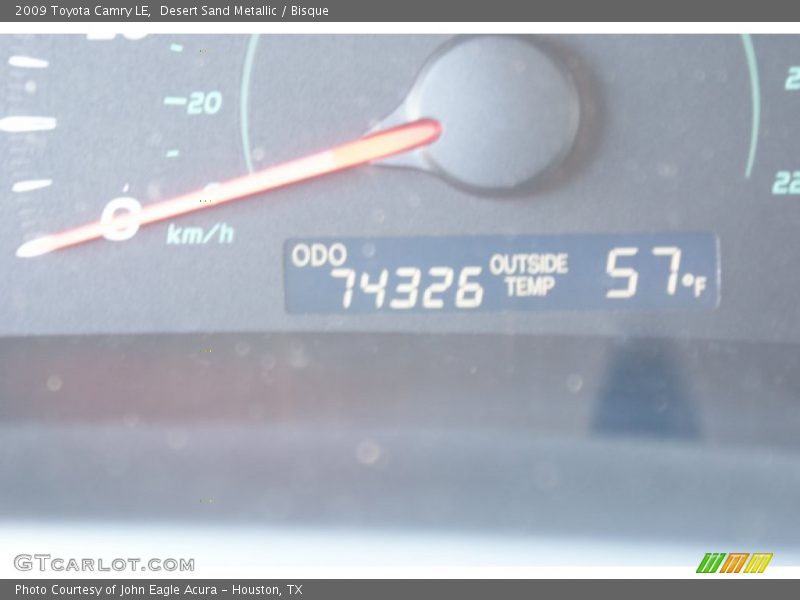 Desert Sand Metallic / Bisque 2009 Toyota Camry LE
