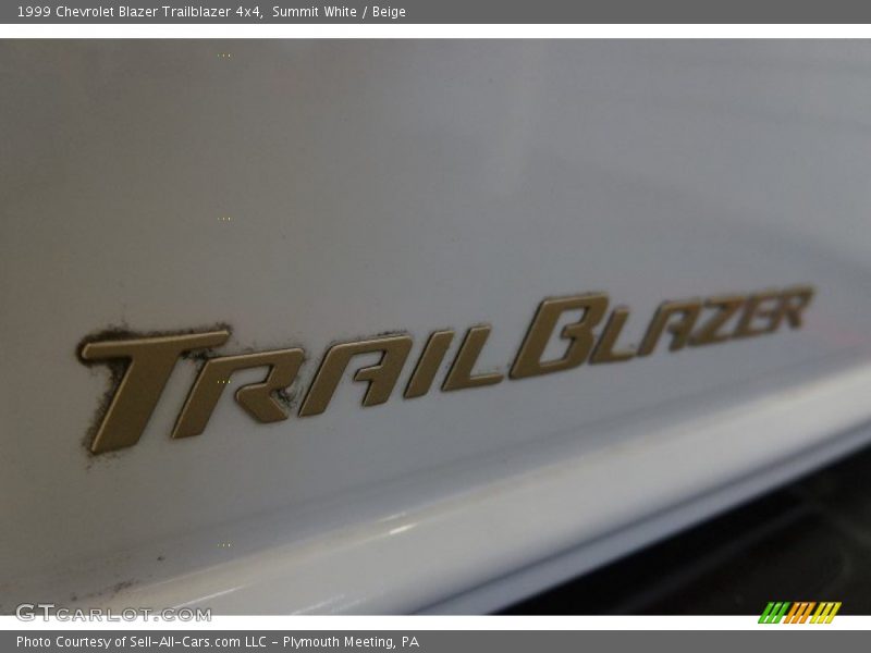 Summit White / Beige 1999 Chevrolet Blazer Trailblazer 4x4