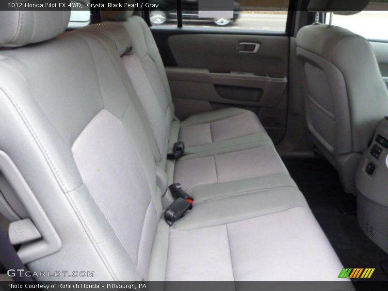 Crystal Black Pearl / Gray 2012 Honda Pilot EX 4WD
