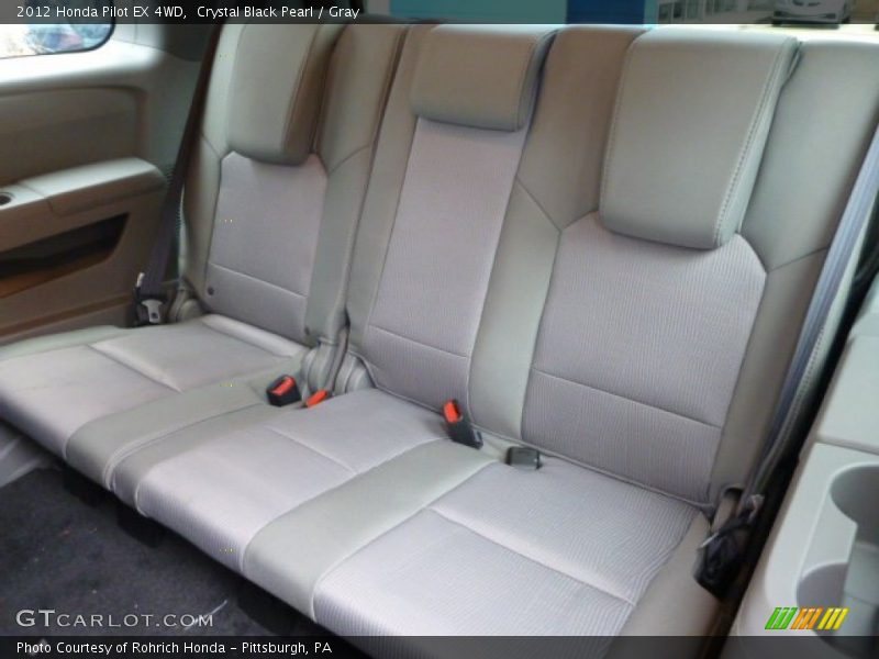Crystal Black Pearl / Gray 2012 Honda Pilot EX 4WD