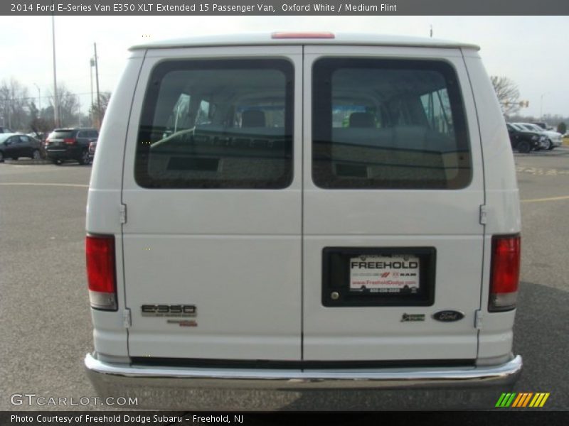 Oxford White / Medium Flint 2014 Ford E-Series Van E350 XLT Extended 15 Passenger Van