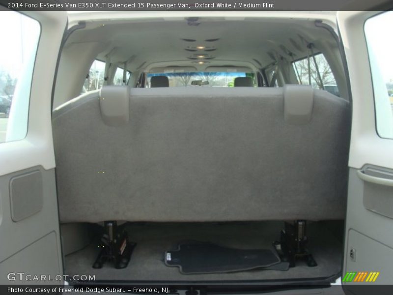 Oxford White / Medium Flint 2014 Ford E-Series Van E350 XLT Extended 15 Passenger Van