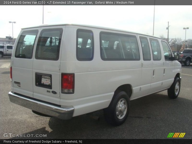 Oxford White / Medium Flint 2014 Ford E-Series Van E350 XLT Extended 15 Passenger Van