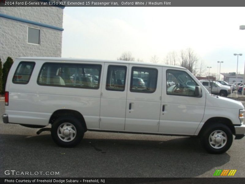 Oxford White / Medium Flint 2014 Ford E-Series Van E350 XLT Extended 15 Passenger Van