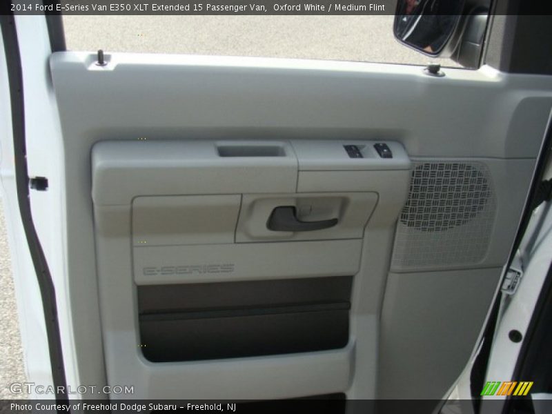 Oxford White / Medium Flint 2014 Ford E-Series Van E350 XLT Extended 15 Passenger Van