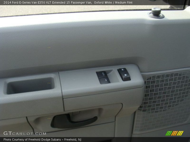 Oxford White / Medium Flint 2014 Ford E-Series Van E350 XLT Extended 15 Passenger Van
