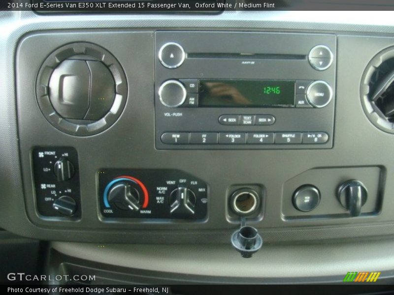 Oxford White / Medium Flint 2014 Ford E-Series Van E350 XLT Extended 15 Passenger Van
