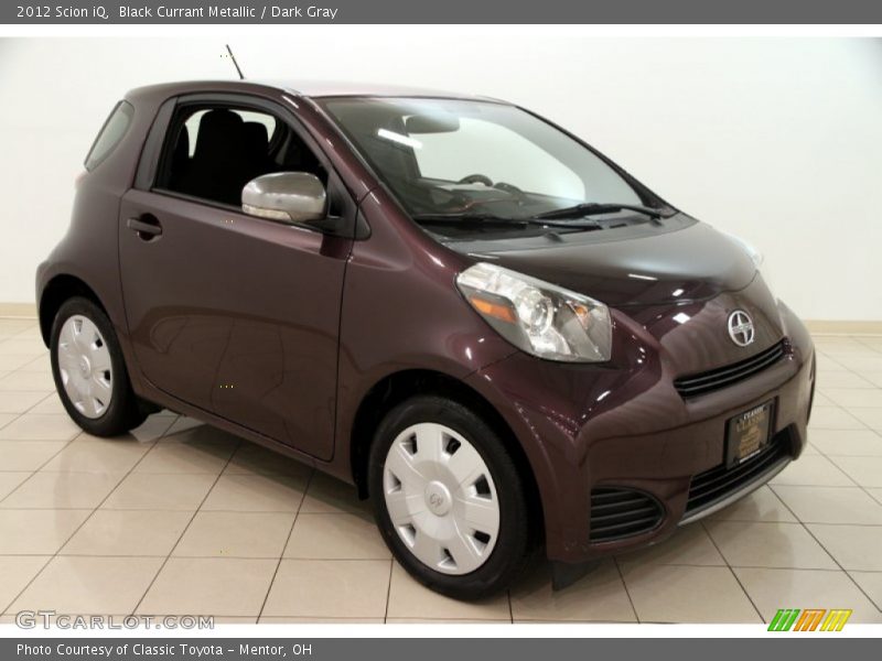 Black Currant Metallic / Dark Gray 2012 Scion iQ