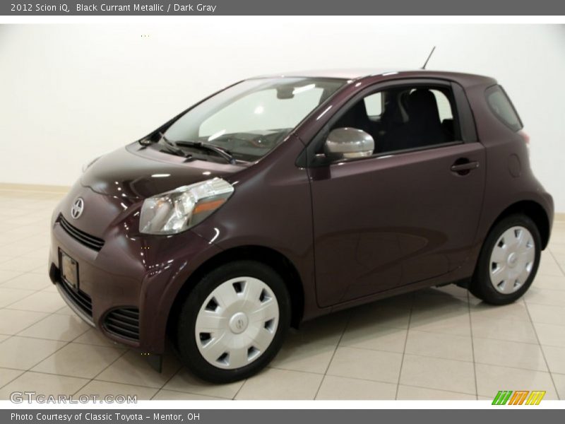 Black Currant Metallic / Dark Gray 2012 Scion iQ