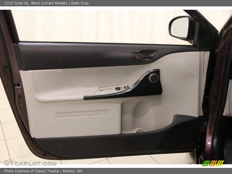 Black Currant Metallic / Dark Gray 2012 Scion iQ