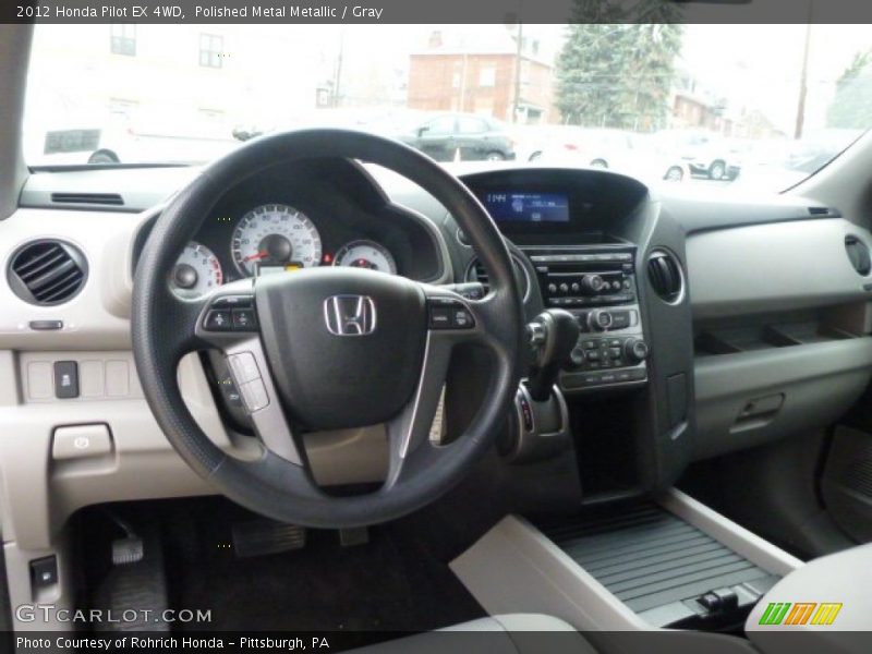 Polished Metal Metallic / Gray 2012 Honda Pilot EX 4WD