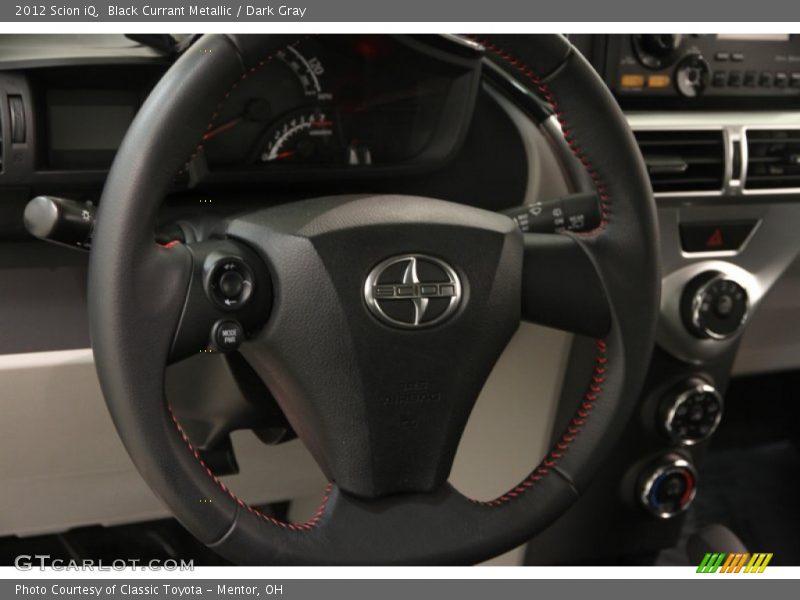 Black Currant Metallic / Dark Gray 2012 Scion iQ