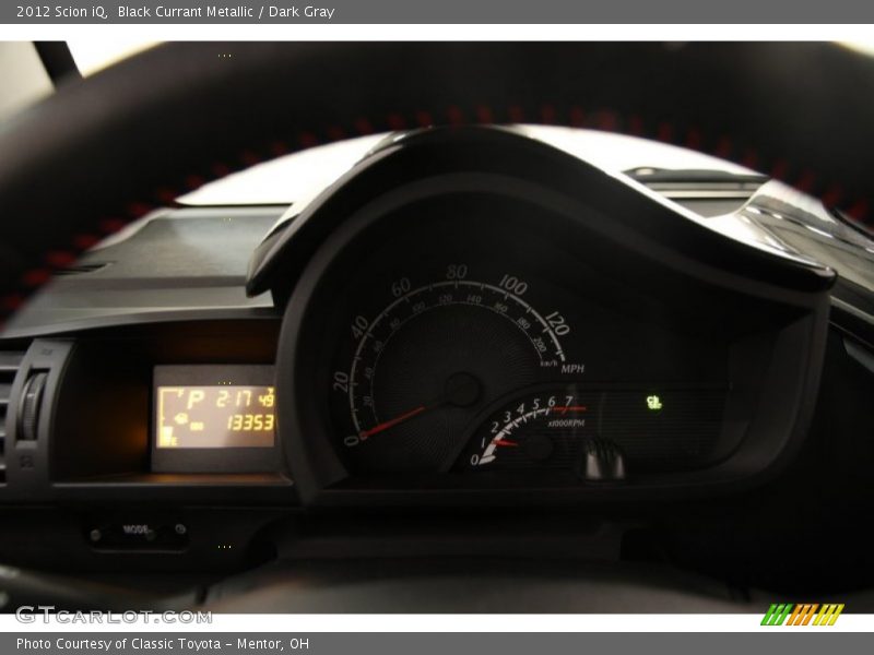 Black Currant Metallic / Dark Gray 2012 Scion iQ