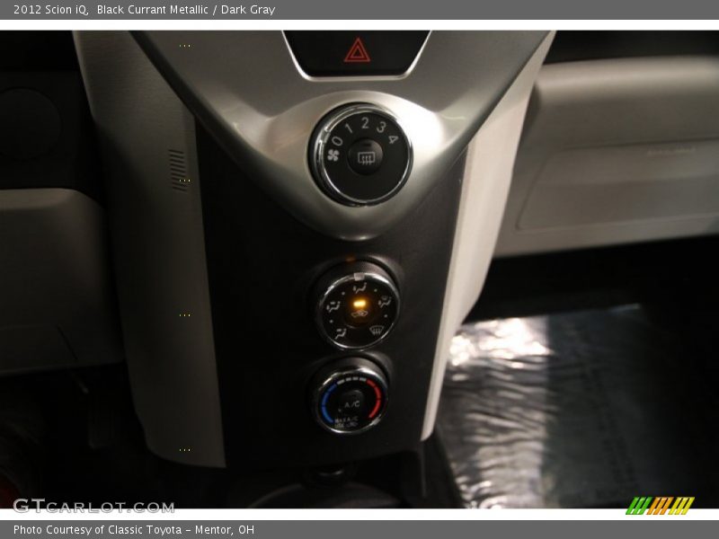 Black Currant Metallic / Dark Gray 2012 Scion iQ
