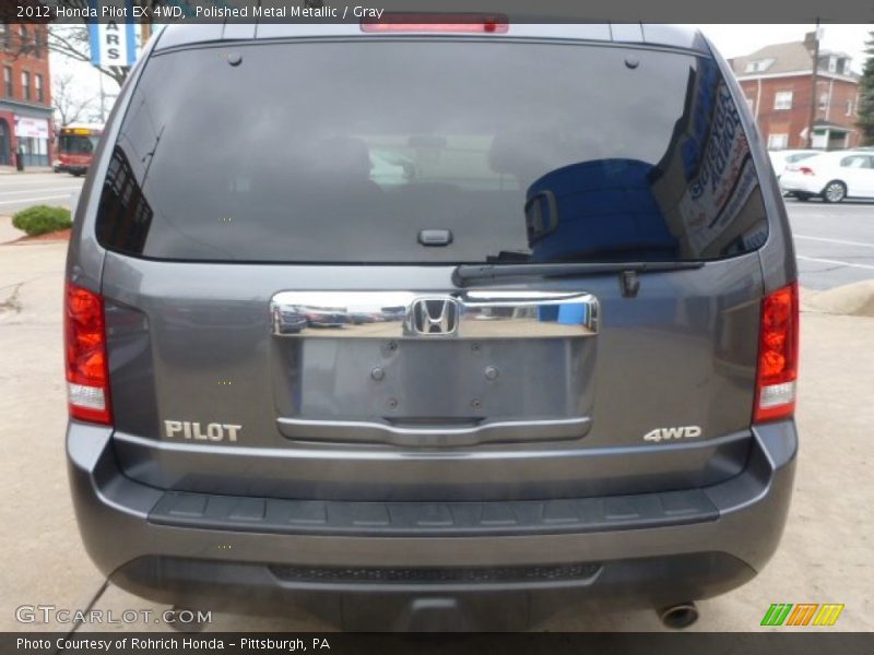 Polished Metal Metallic / Gray 2012 Honda Pilot EX 4WD