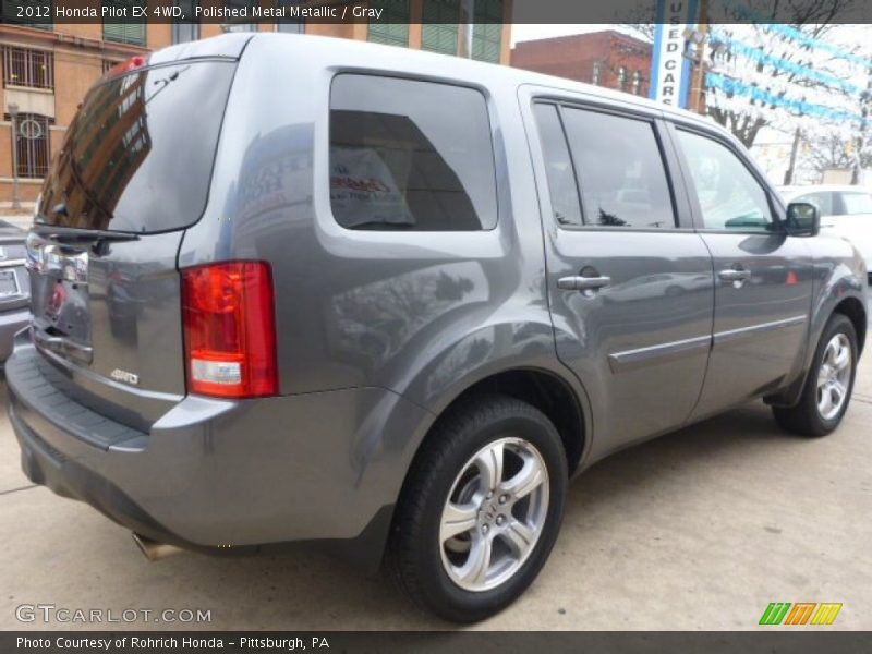 Polished Metal Metallic / Gray 2012 Honda Pilot EX 4WD
