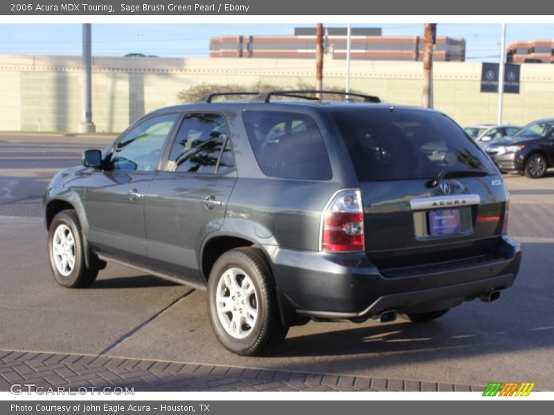 Sage Brush Green Pearl / Ebony 2006 Acura MDX Touring