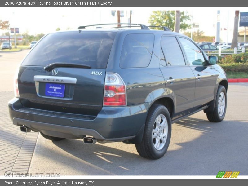 Sage Brush Green Pearl / Ebony 2006 Acura MDX Touring