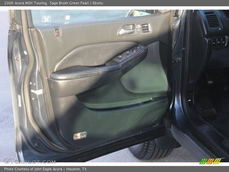 Sage Brush Green Pearl / Ebony 2006 Acura MDX Touring