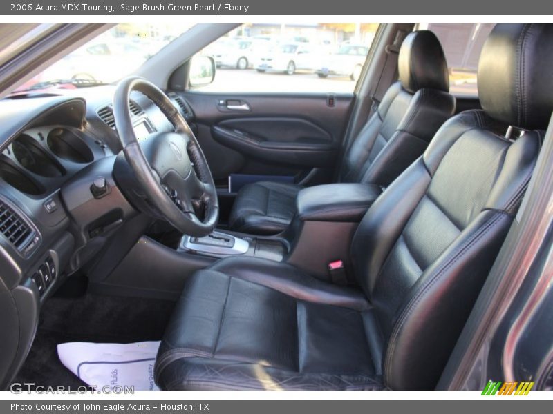 Sage Brush Green Pearl / Ebony 2006 Acura MDX Touring