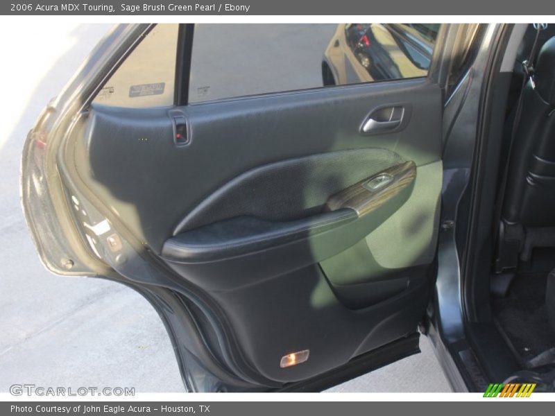 Sage Brush Green Pearl / Ebony 2006 Acura MDX Touring