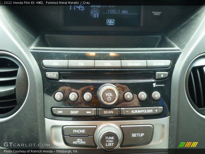 Polished Metal Metallic / Gray 2012 Honda Pilot EX 4WD