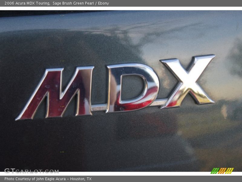 Sage Brush Green Pearl / Ebony 2006 Acura MDX Touring