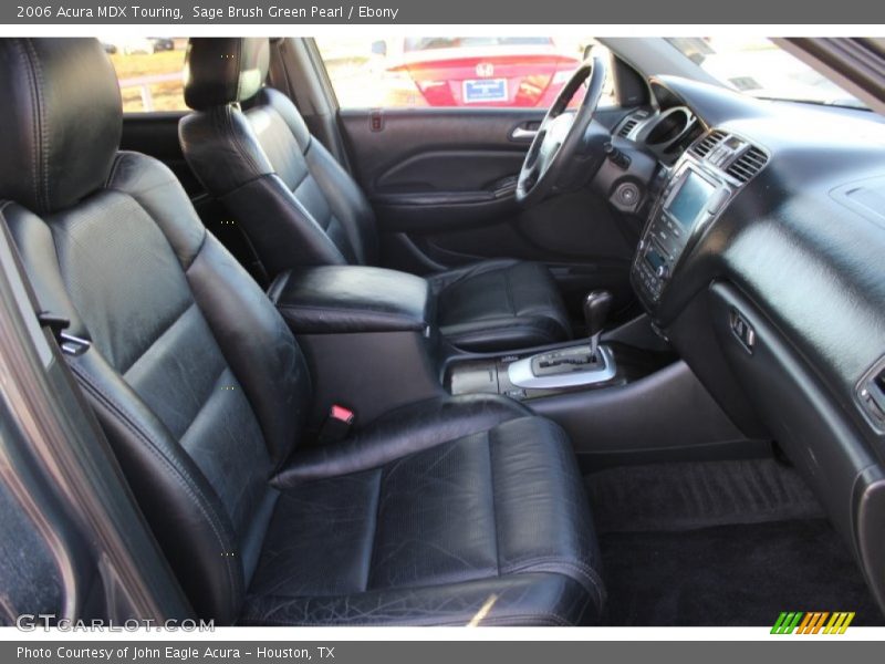 Sage Brush Green Pearl / Ebony 2006 Acura MDX Touring