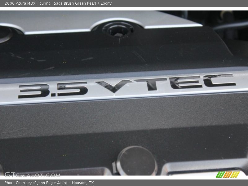 Sage Brush Green Pearl / Ebony 2006 Acura MDX Touring