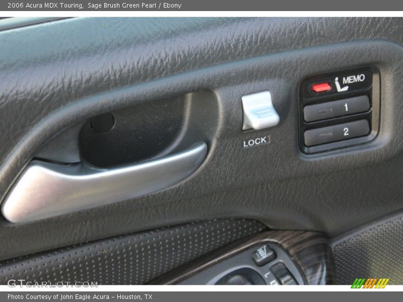 Sage Brush Green Pearl / Ebony 2006 Acura MDX Touring