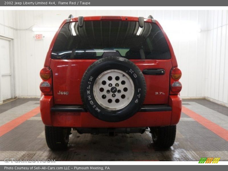 Flame Red / Taupe 2002 Jeep Liberty Limited 4x4