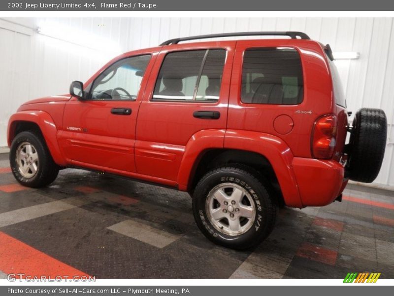 Flame Red / Taupe 2002 Jeep Liberty Limited 4x4