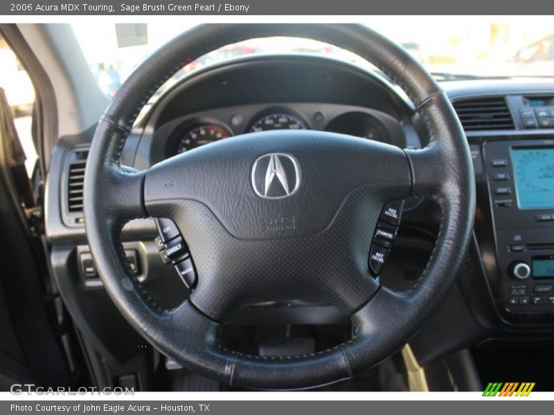 Sage Brush Green Pearl / Ebony 2006 Acura MDX Touring