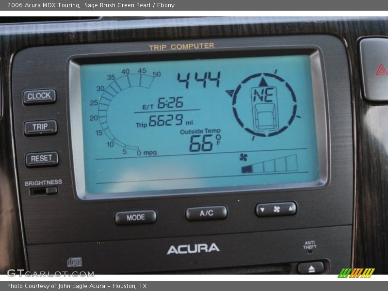 Sage Brush Green Pearl / Ebony 2006 Acura MDX Touring