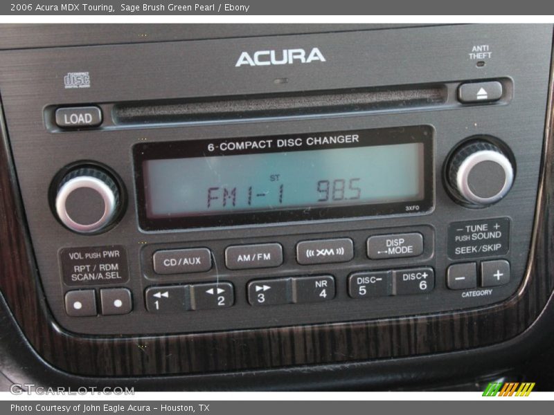 Sage Brush Green Pearl / Ebony 2006 Acura MDX Touring