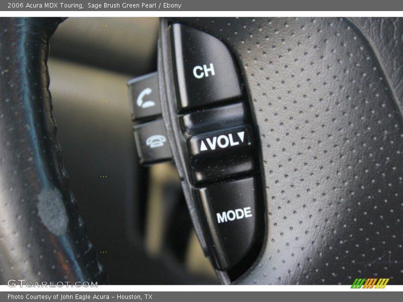 Sage Brush Green Pearl / Ebony 2006 Acura MDX Touring