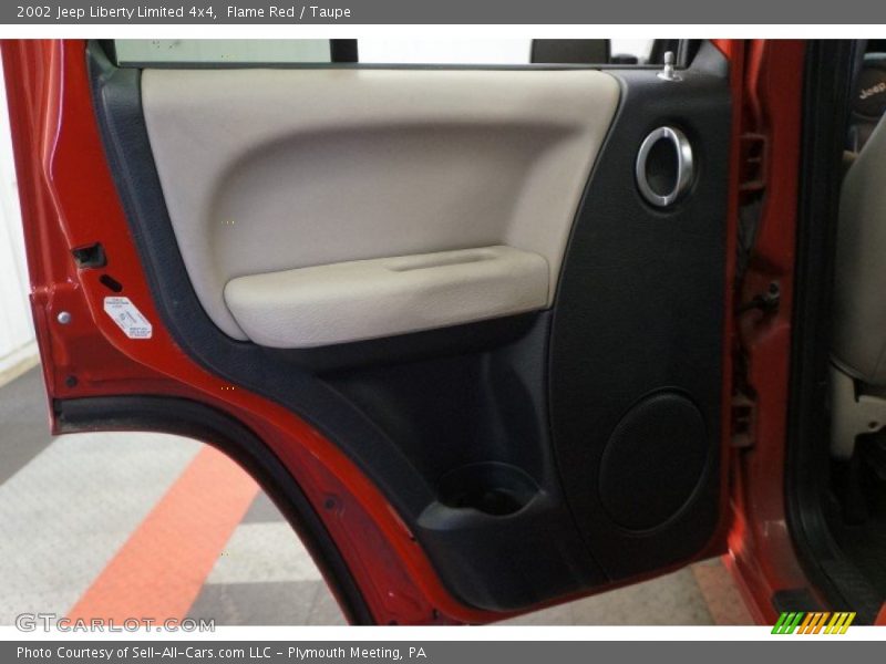 Flame Red / Taupe 2002 Jeep Liberty Limited 4x4
