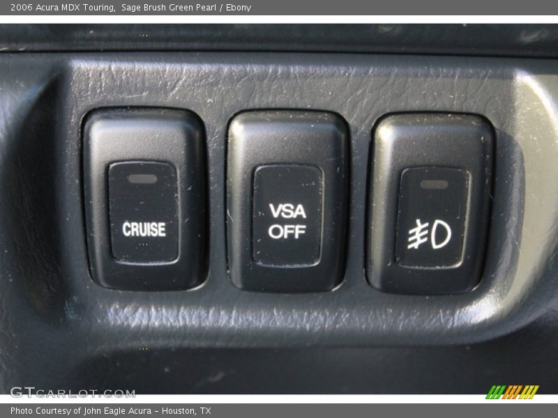 Sage Brush Green Pearl / Ebony 2006 Acura MDX Touring