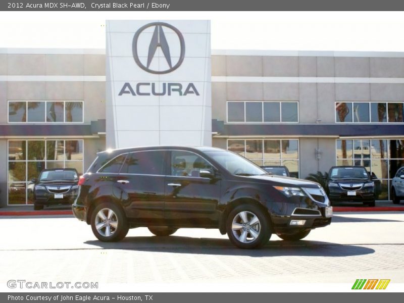 Crystal Black Pearl / Ebony 2012 Acura MDX SH-AWD