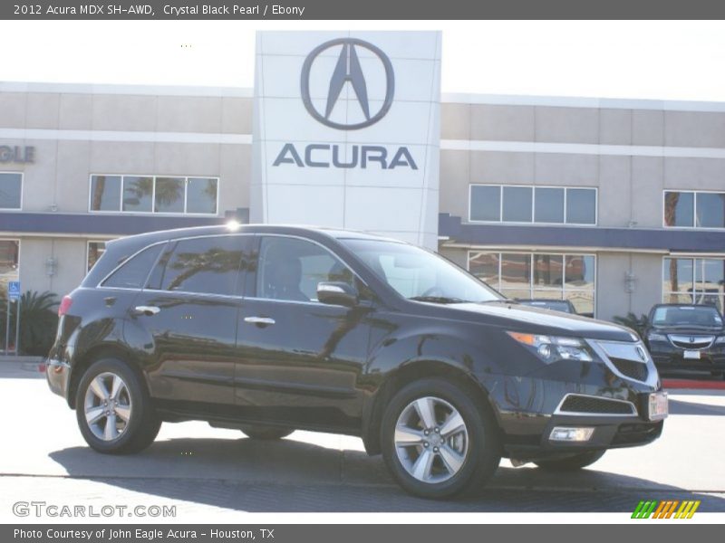Crystal Black Pearl / Ebony 2012 Acura MDX SH-AWD