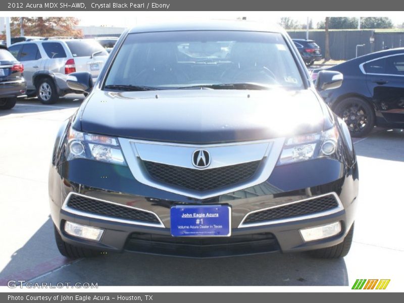 Crystal Black Pearl / Ebony 2012 Acura MDX SH-AWD