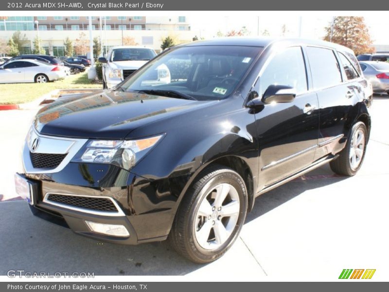 Crystal Black Pearl / Ebony 2012 Acura MDX SH-AWD